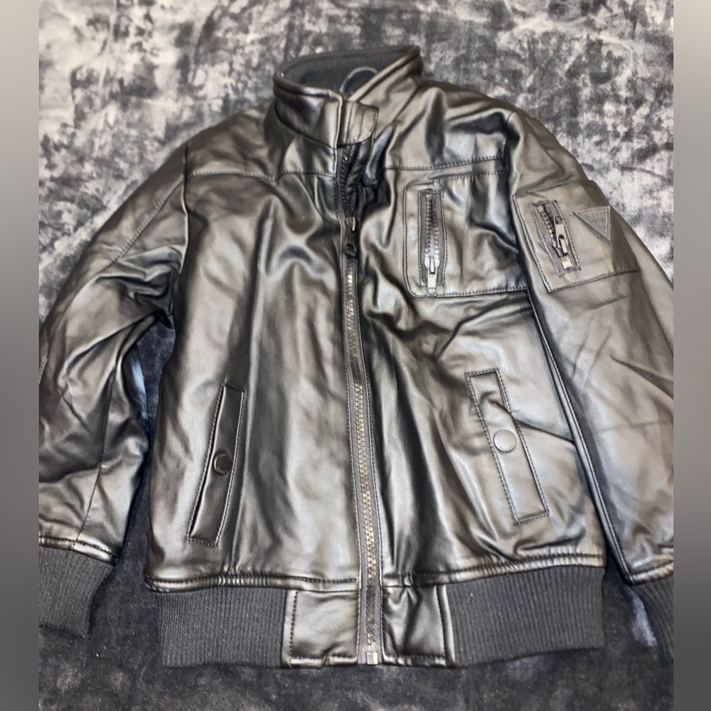boys leather jacket